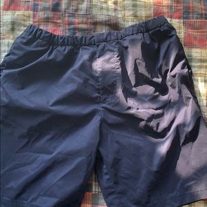 Blue Nylon H&M Shorts